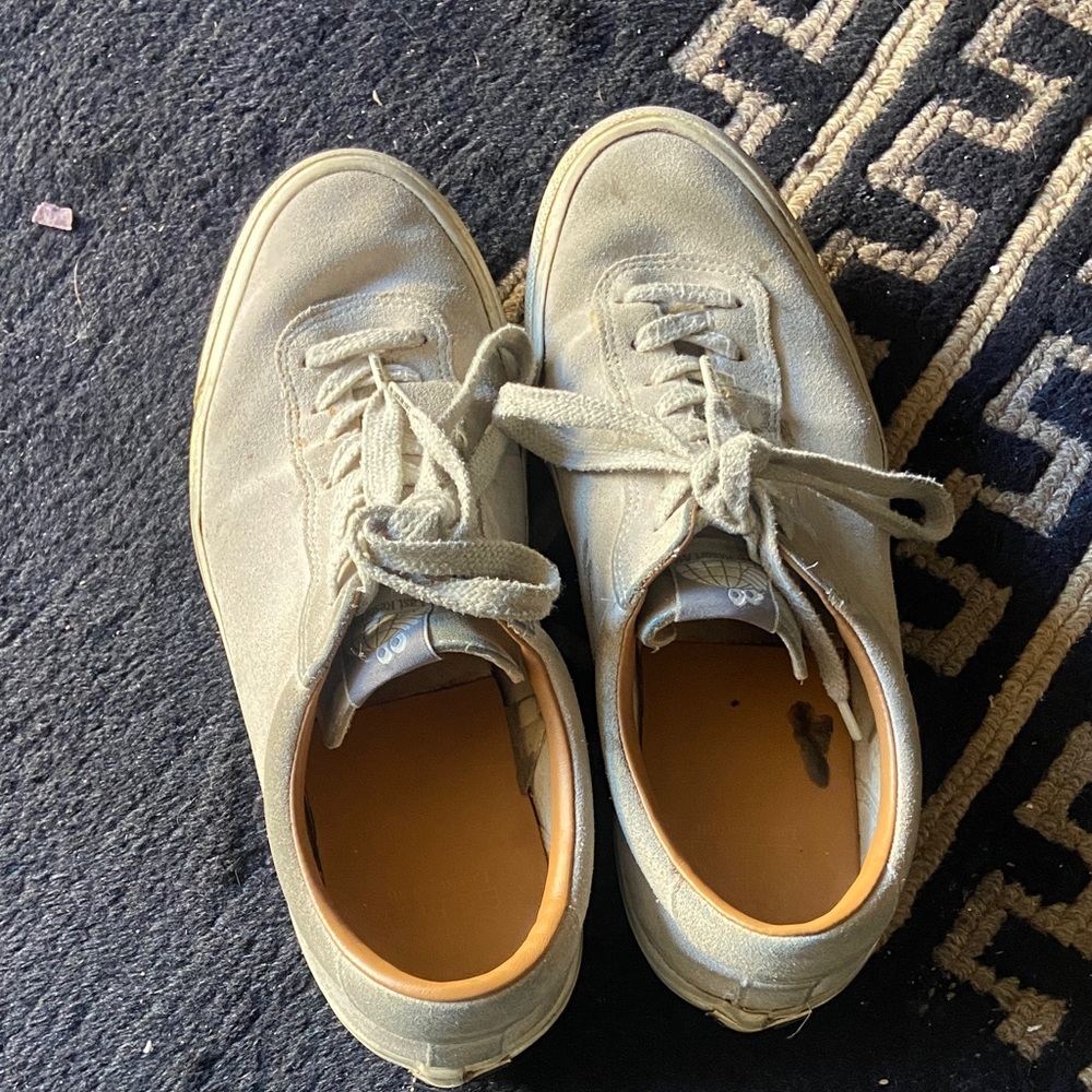 Men's Last Resort AB Beige Skate Sneakers (rare)